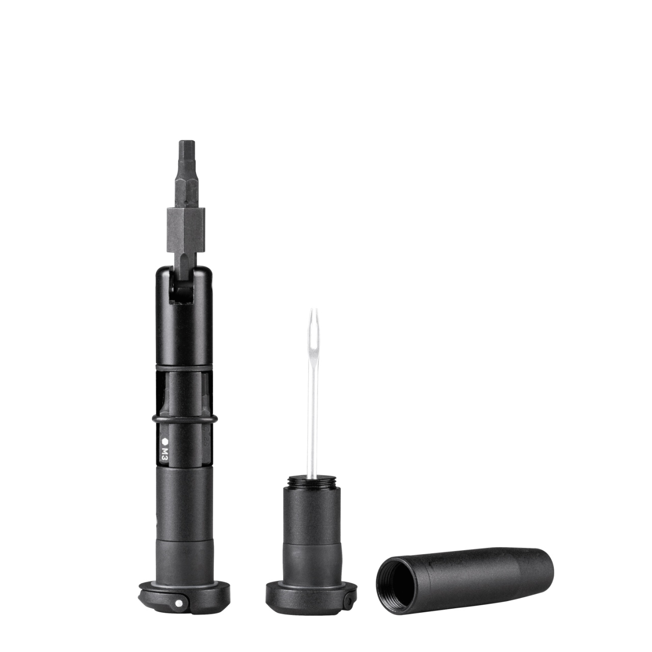Topeak Plug'n Tool Roadie im Rennrad Lenker verstaubares Werkzeugset schwarz