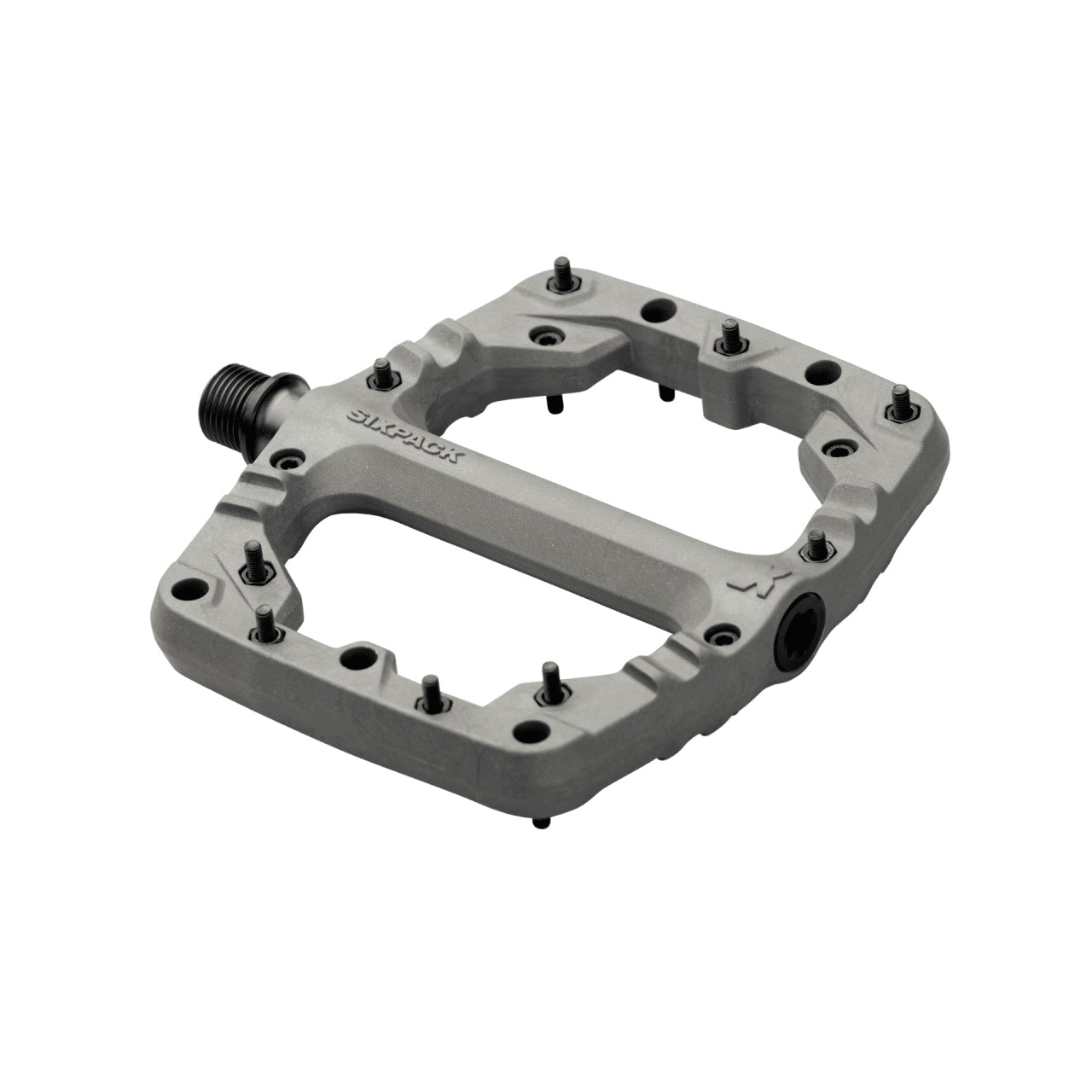 Sixpack Kamikaze PA Gravity Flat Fahrrad Pedale grau