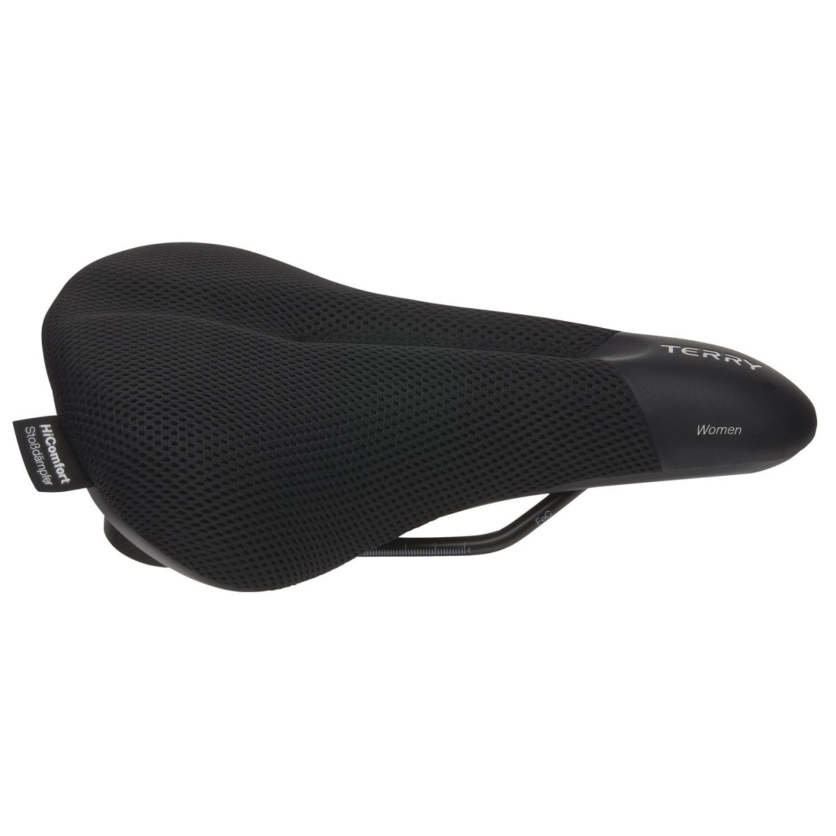 Terry Fisio Climavent Gel Comfort Damen Trekking Fahrrad Sattel schwarz