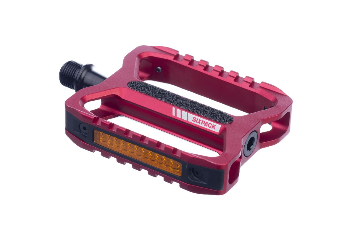 Sixpack Network 3.0 Alu Fahrrad Pedal rot