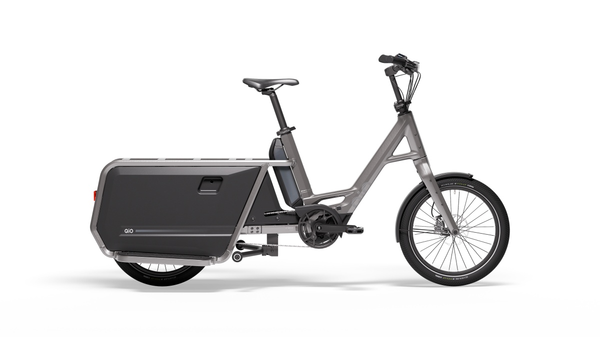 QIO Long P9 20'' E-Bike Pedelec Lastenrad lead metal 2026