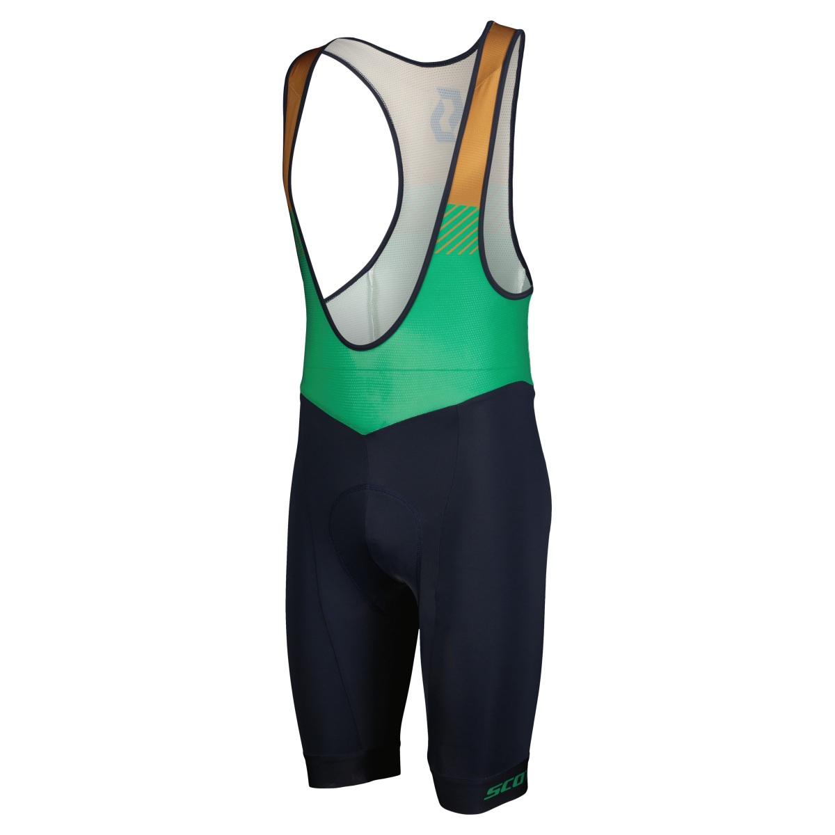 Scott RC Team ++ Fahrrad Trägerhose kurz dark blau/grün 2025