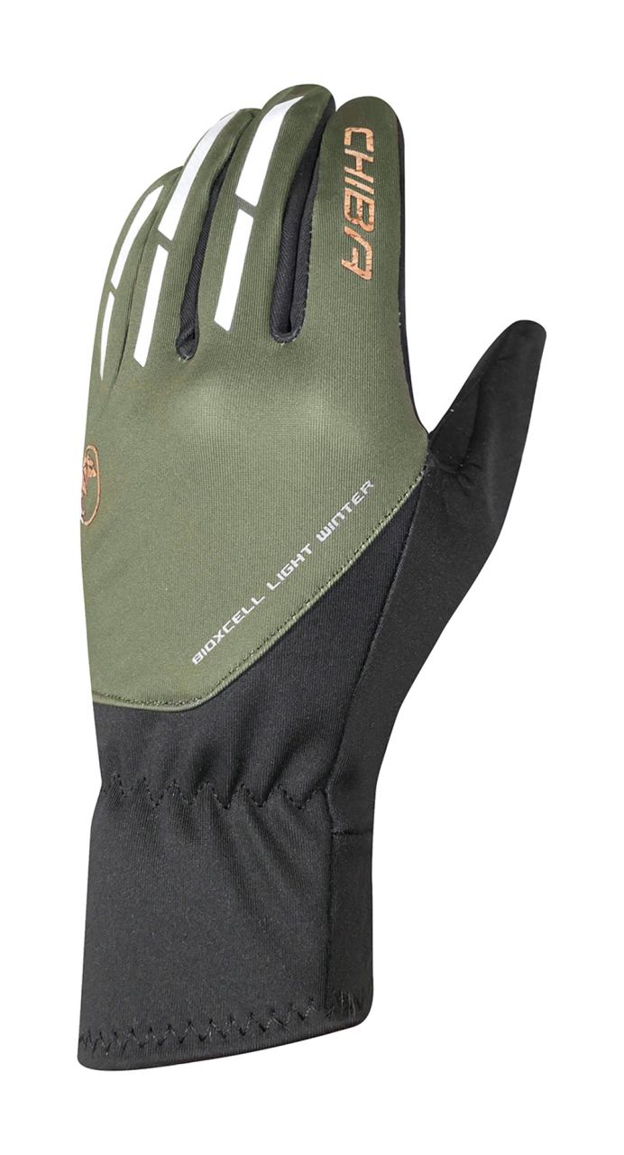 Chiba BioXCell Light Winter Fahrrad Handschuhe lang olive grün 2027