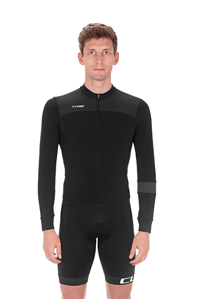 Cube Blackline Fahrrad Trikot lang schwarz 2027
