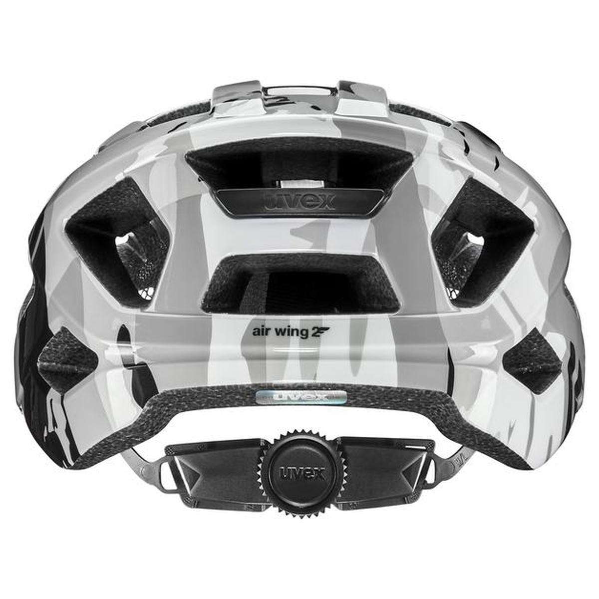 uvex Air Wing 2 Fahrrad Helm schwarz/grau 2027