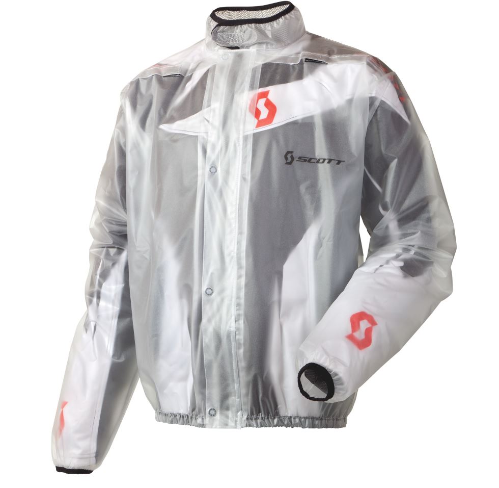 Scott Rain MX Motorrad / Fahrrad Regenjacke klar 2025