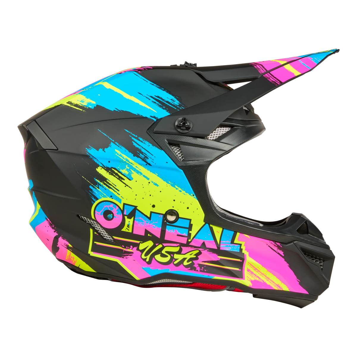 ONeal 5SRS Polyacrylite Reseda Motocross Enduro MTB Helm schwarz/neon 2026