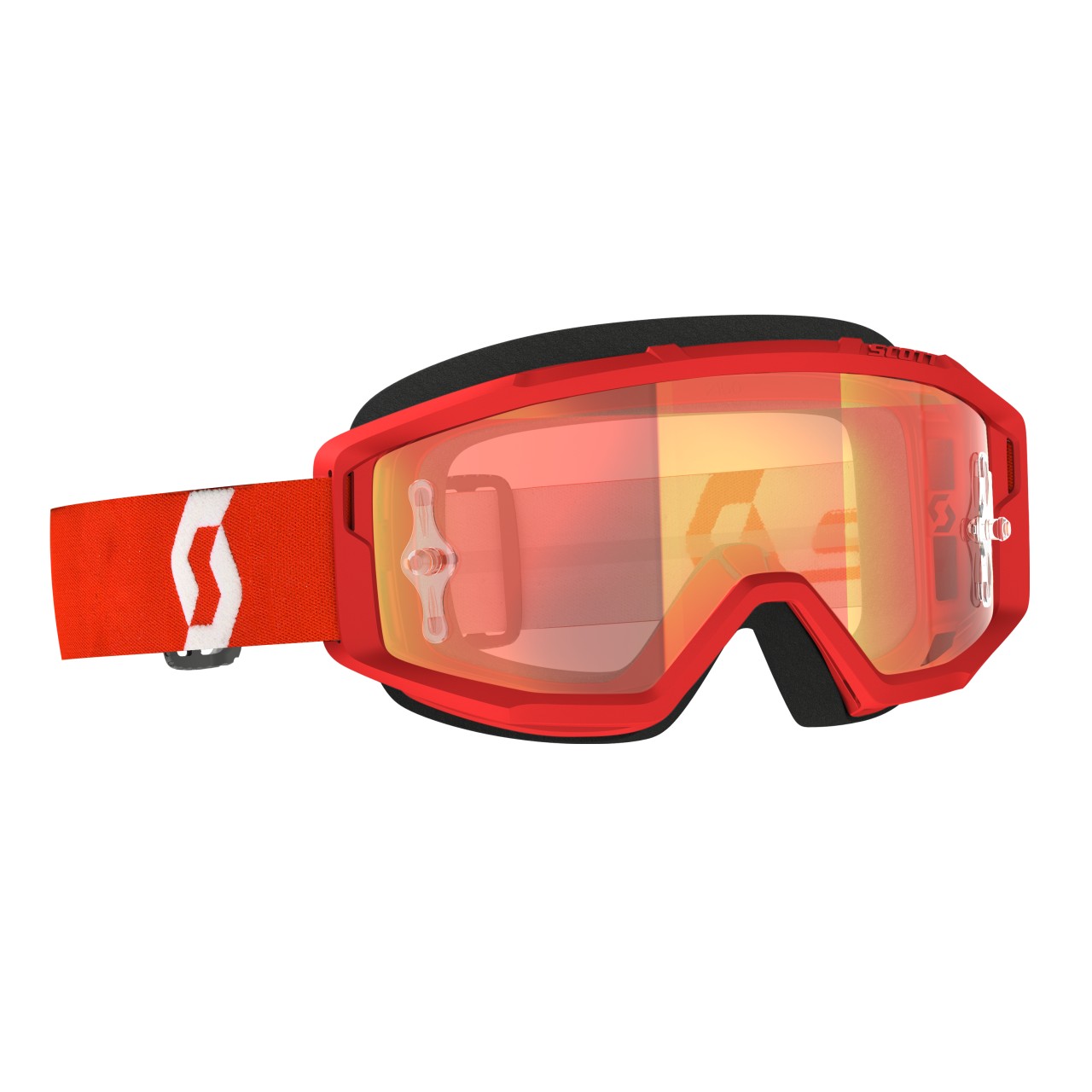 Scott Primal MX Goggle Cross/MTB Brille rot/orange chrom works