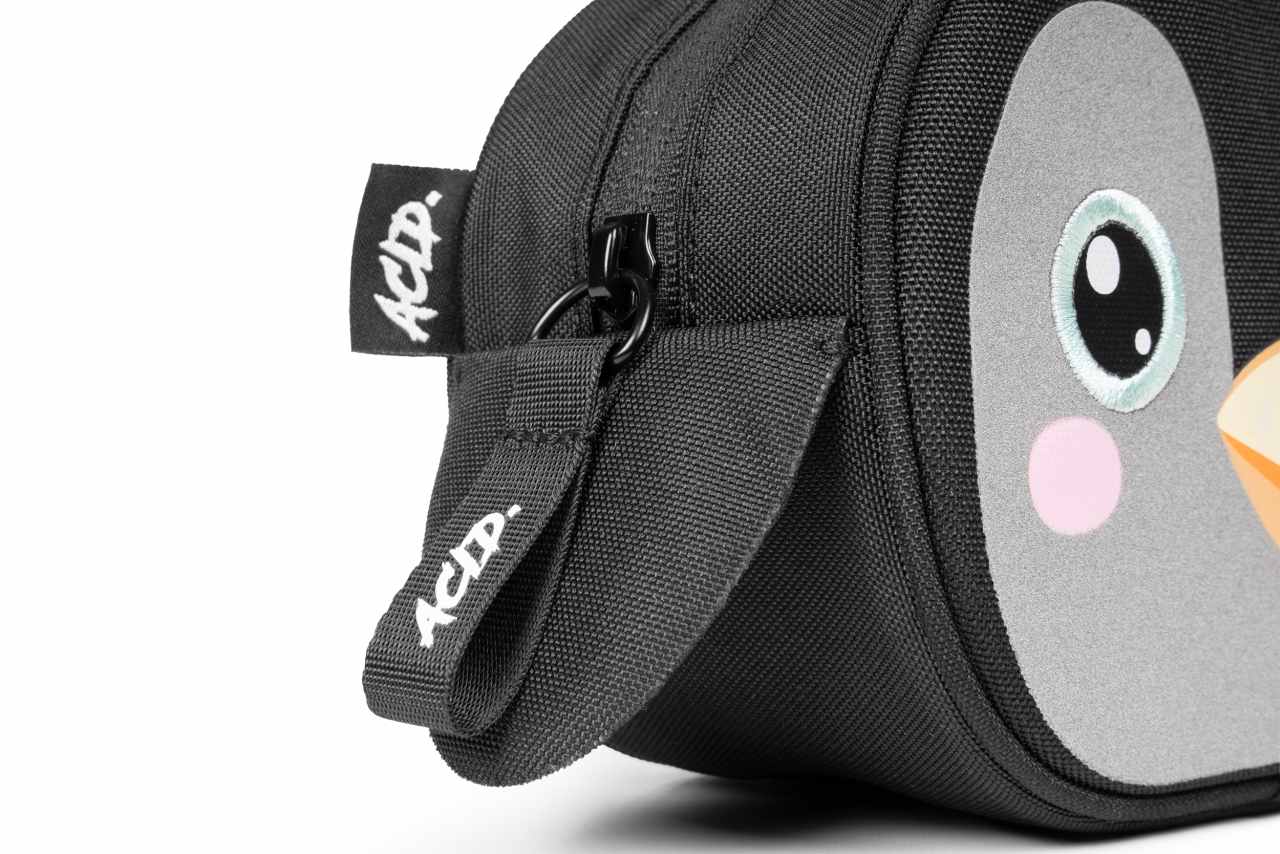 Acid Kids Pinguin Kinder Lenkertasche schwarz