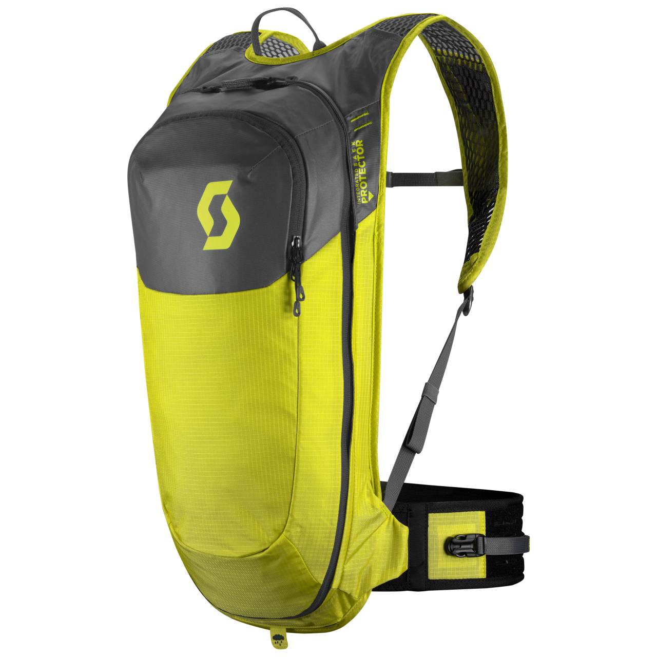 Scott Trail Protect FR' 10 Fahrrad Rucksack gelb/grau