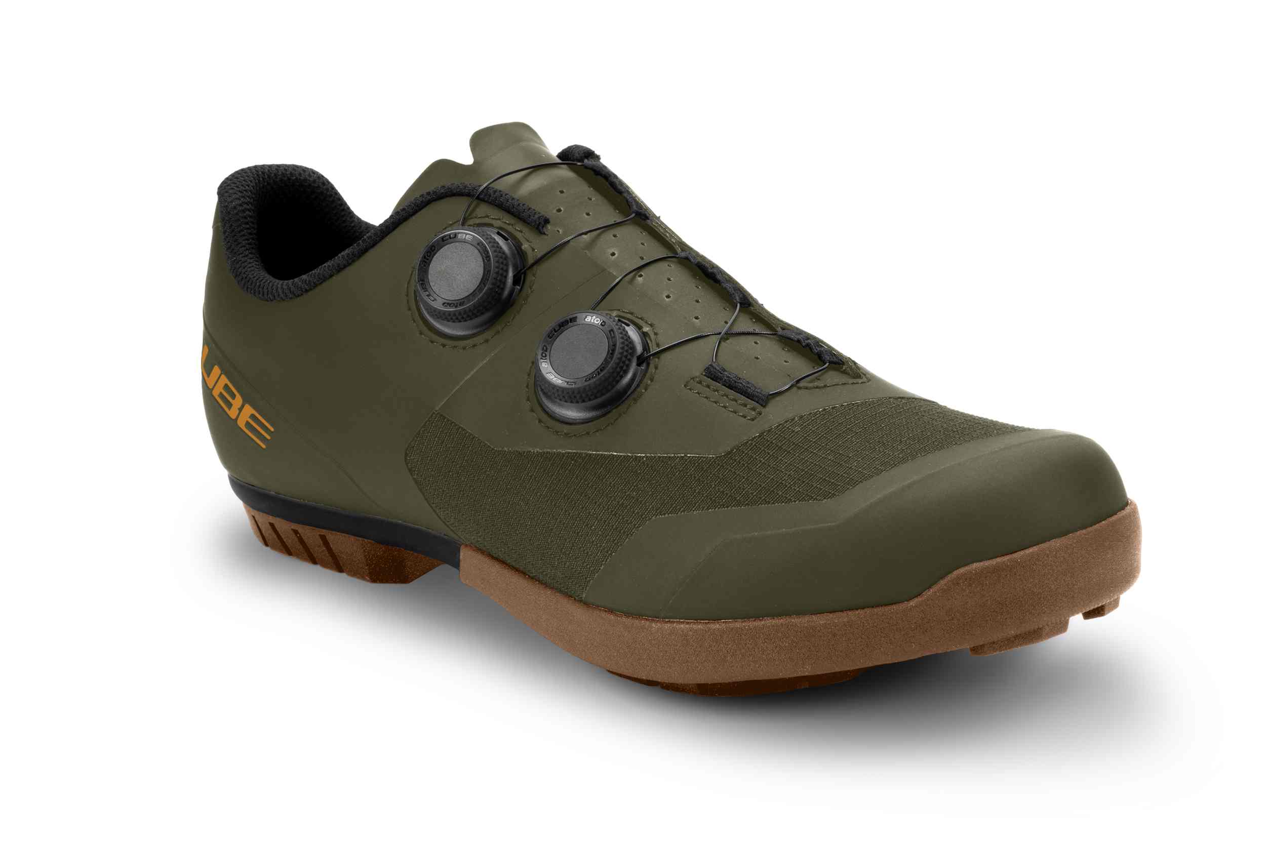 Cube Peak Pro Gravel Fahrrad Schuhe olive grün 2027