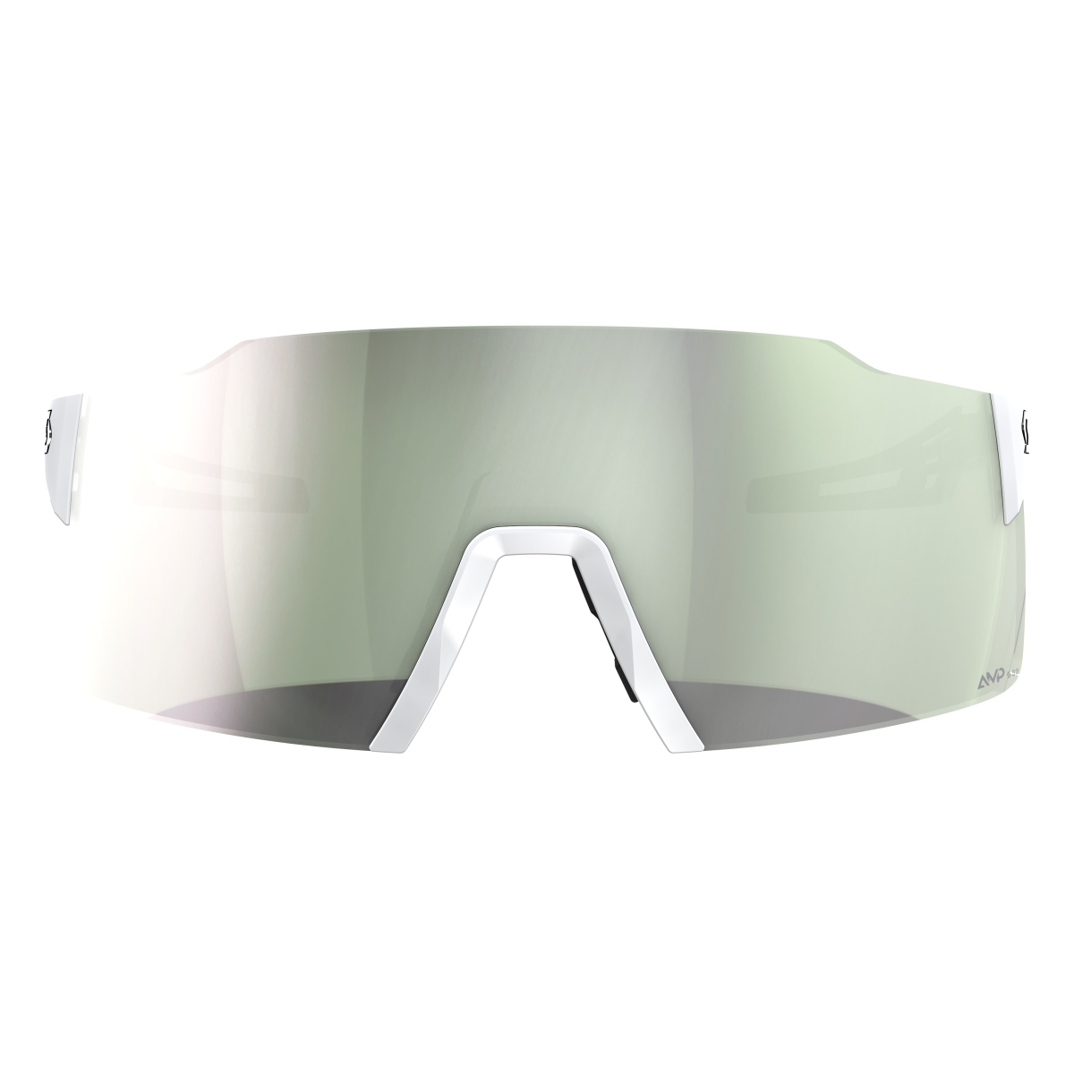 Scott Stride AMP Wechselscheiben Fahrrad Brille weiß/weiß chrome