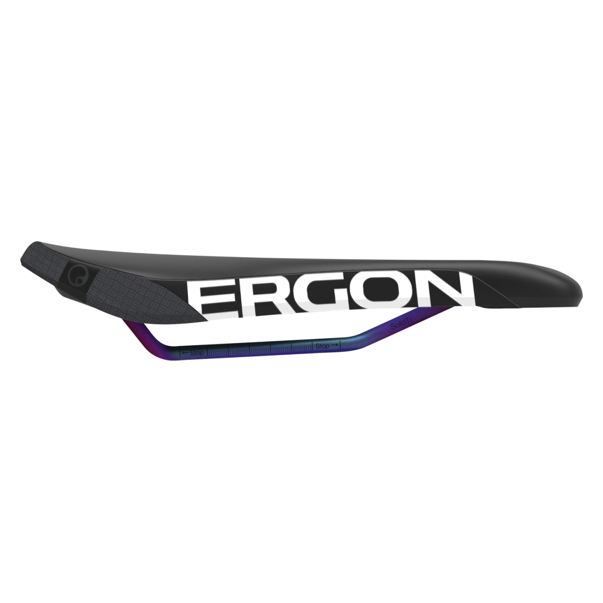 Ergon SM Enduro Pro Titanium Enduro MTB Fahrradsattel Team schwarz/oil slick