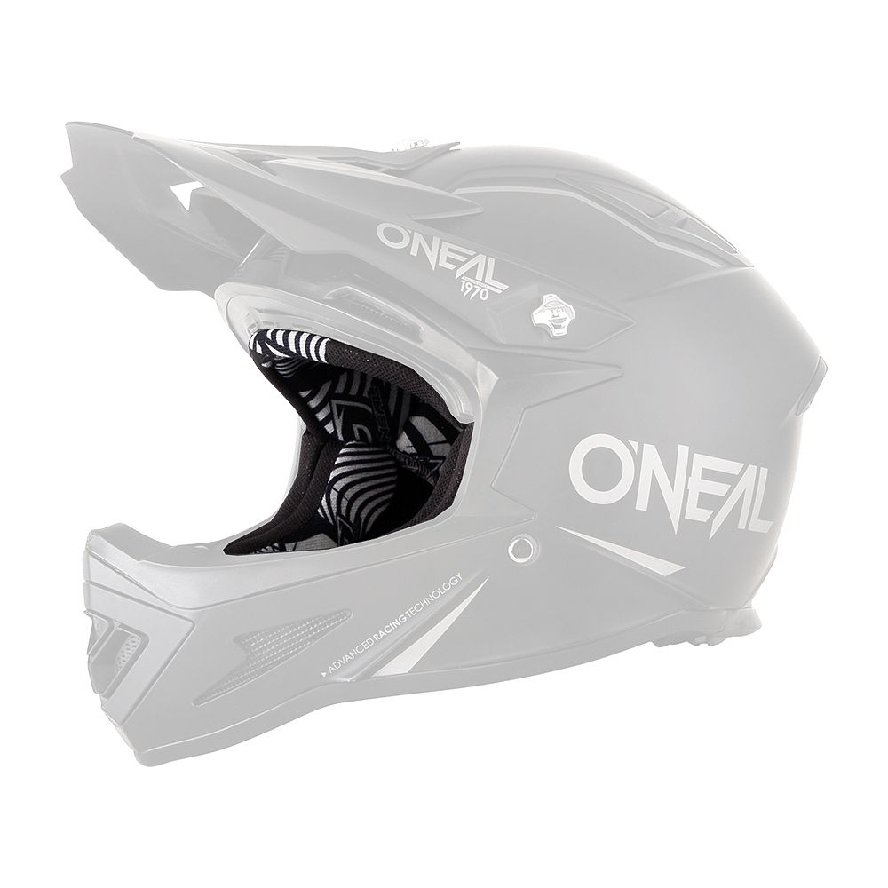 O'neal Lining & Cheek Pads Warp Helm Innenfutter & Wangenpolster schwarz Oneal