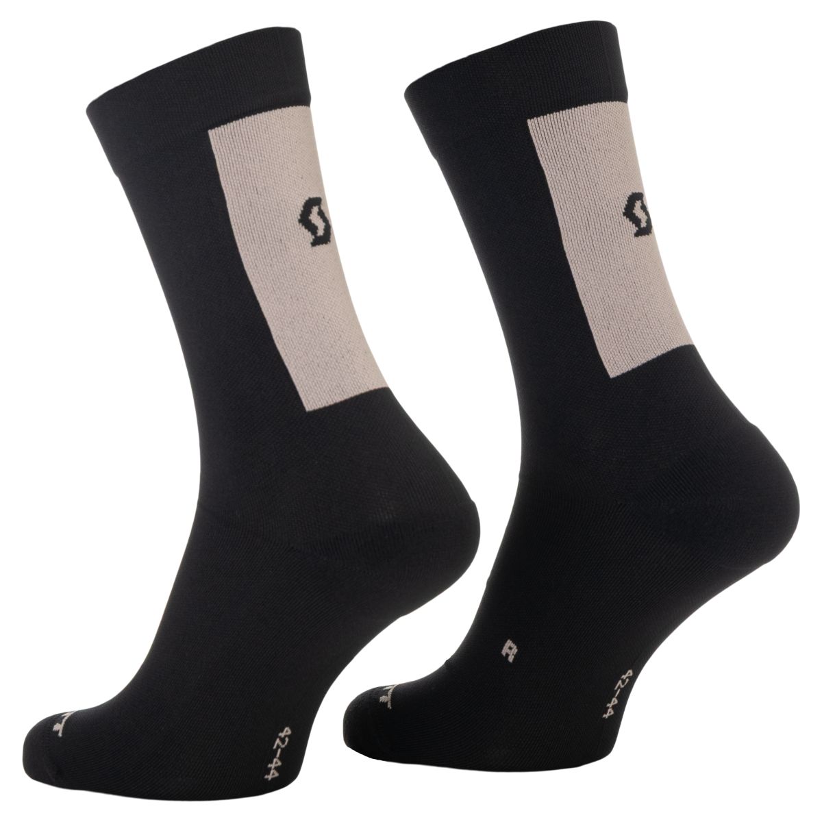 Scott Block Stripe Crew Fahrradsocken schwarz/rosa 2026