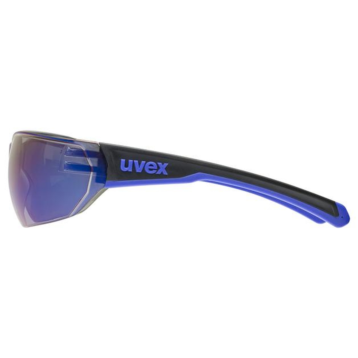 Uvex Equate Fahrrad / Sport Brille schwarz/blau/mirror blau