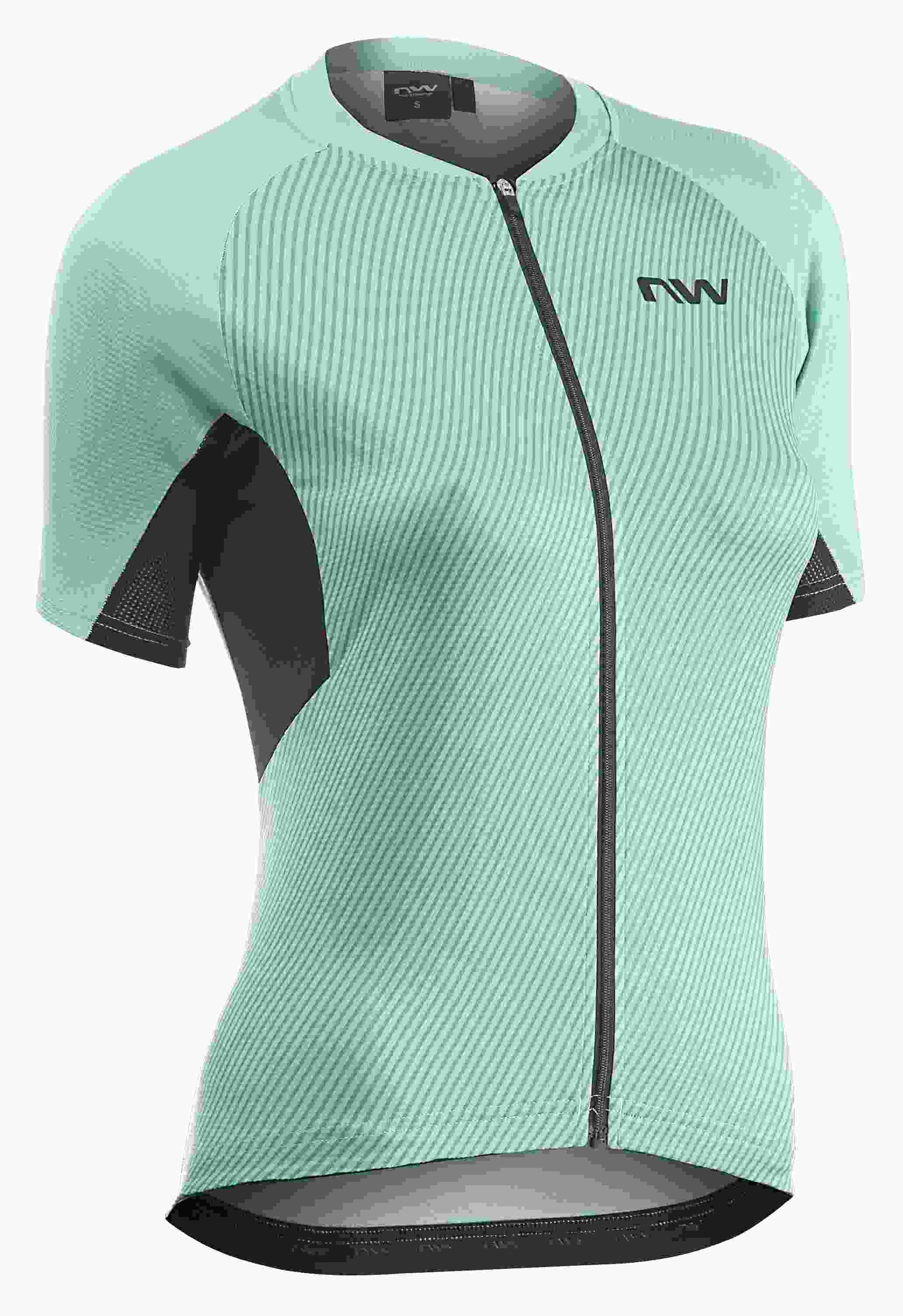 Northwave Force Evo Damen Fahrrad Trikot kurz surf blau 2024