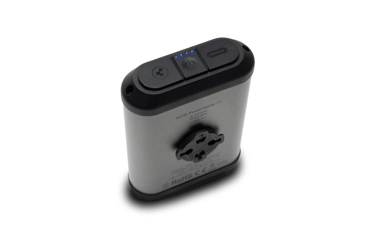 Acid PowerBank 37 grau/schwarz