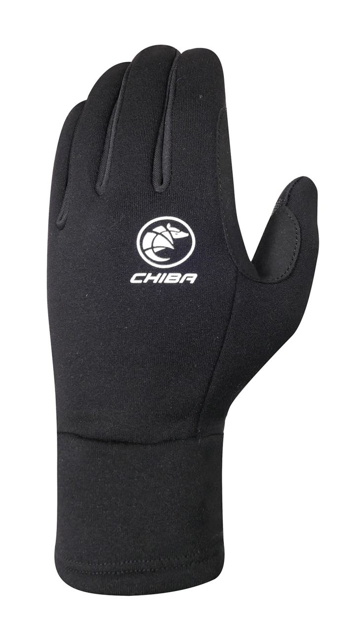 Chiba Polarfleece Kids Kinder Winter Fahrrad Handschuhe lang schwarz 2027