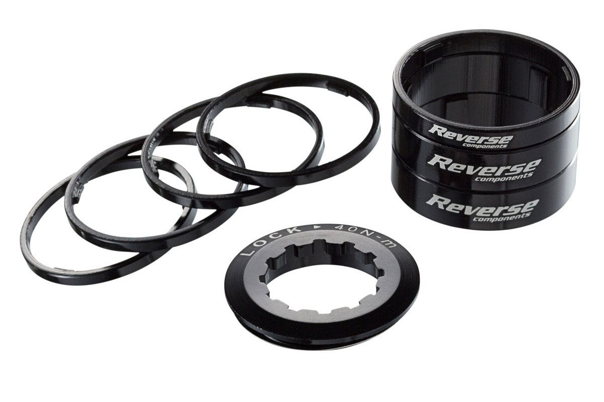 Reverse Single Speed Spacer Kit schwarz ohne Ritzel