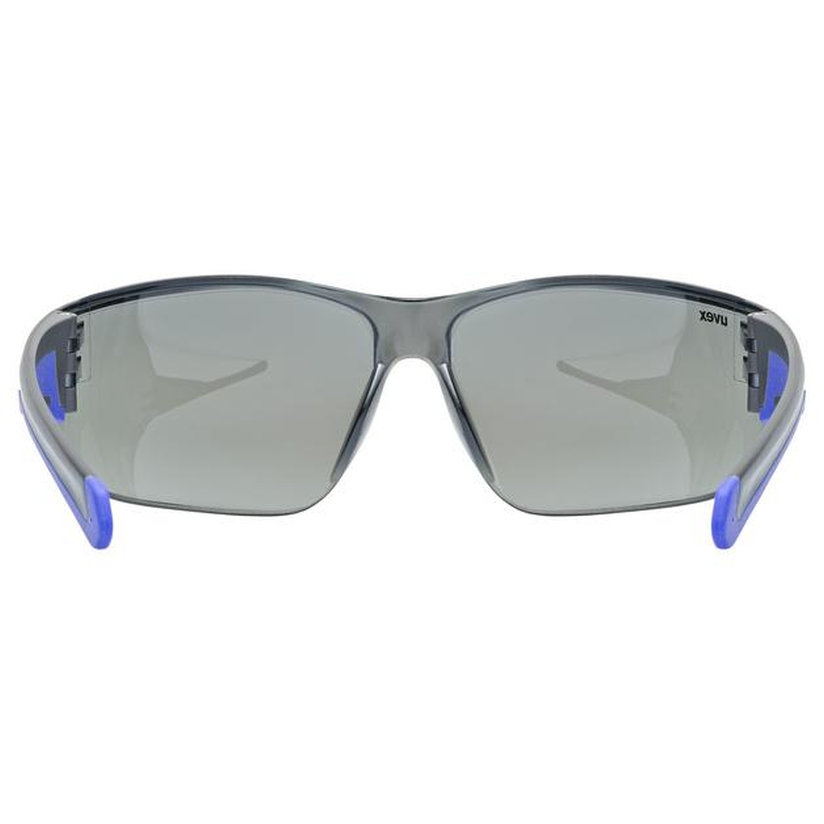 Uvex Equate Fahrrad / Sport Brille schwarz/blau/mirror blau