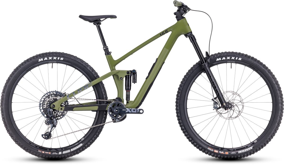 Cube Stereo One55 C:62 TM 29'' Carbon MTB Fahrrad grün 2024