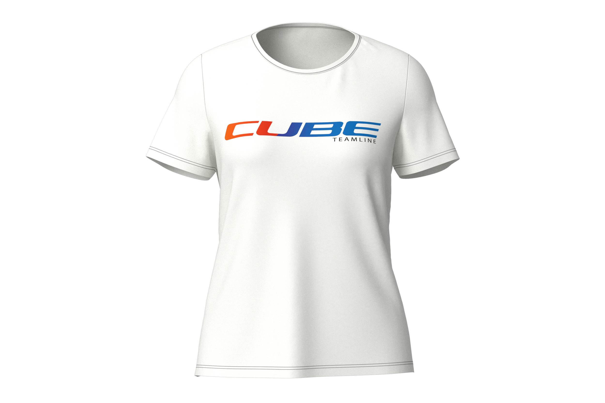 Cube Organic Teamline Damen Freizeit T-Shirt weiß 2026