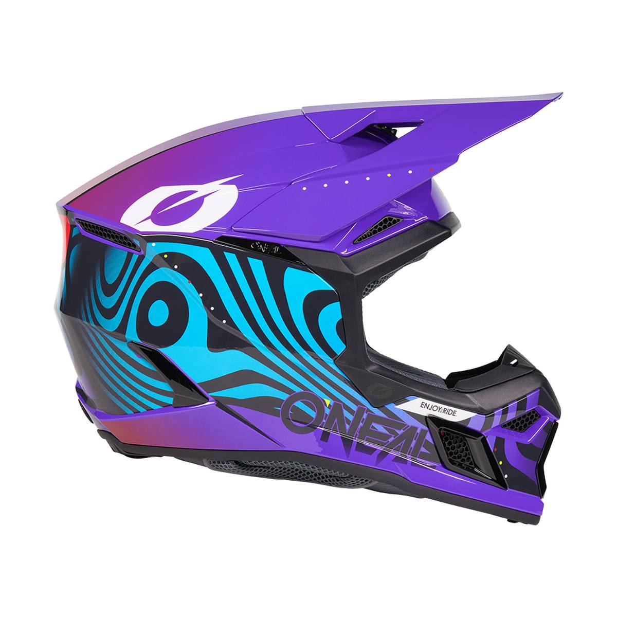 O'Neal 3SRS Nova Motocross Enduro MTB Helm lila 2027