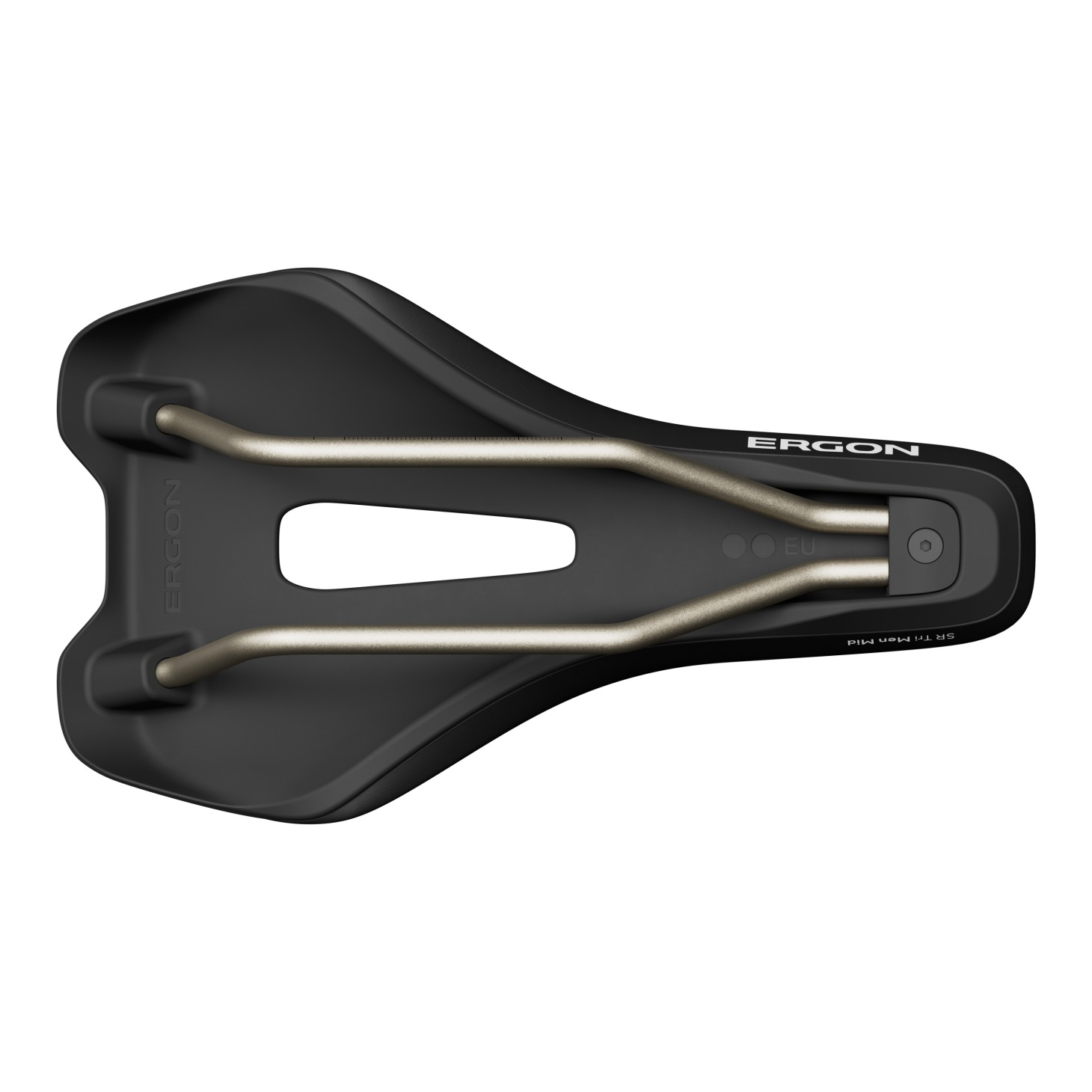 Ergon SR Tri Men Mid Triathlon Fahrrad Sattel schwarz
