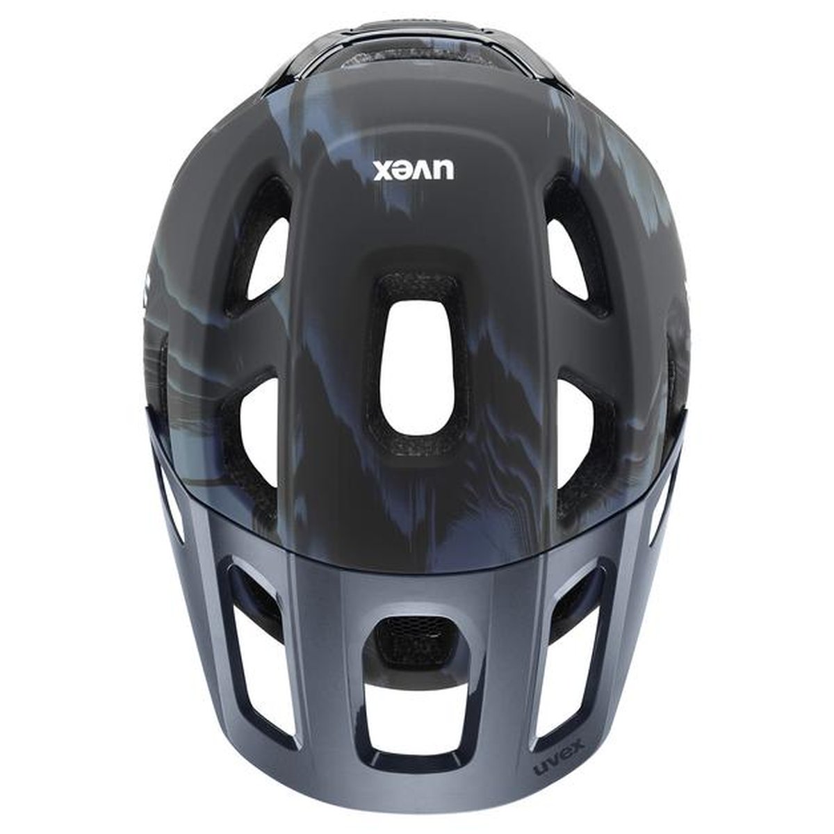 uvex React MTB Fahrrad Helm matt mystic blau/schwarz 2027