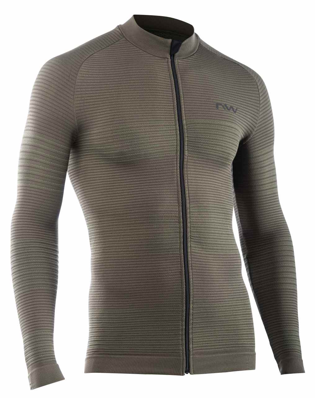 Northwave Trip Knit Fahrrad Trikot lang grün/schwarz 2024