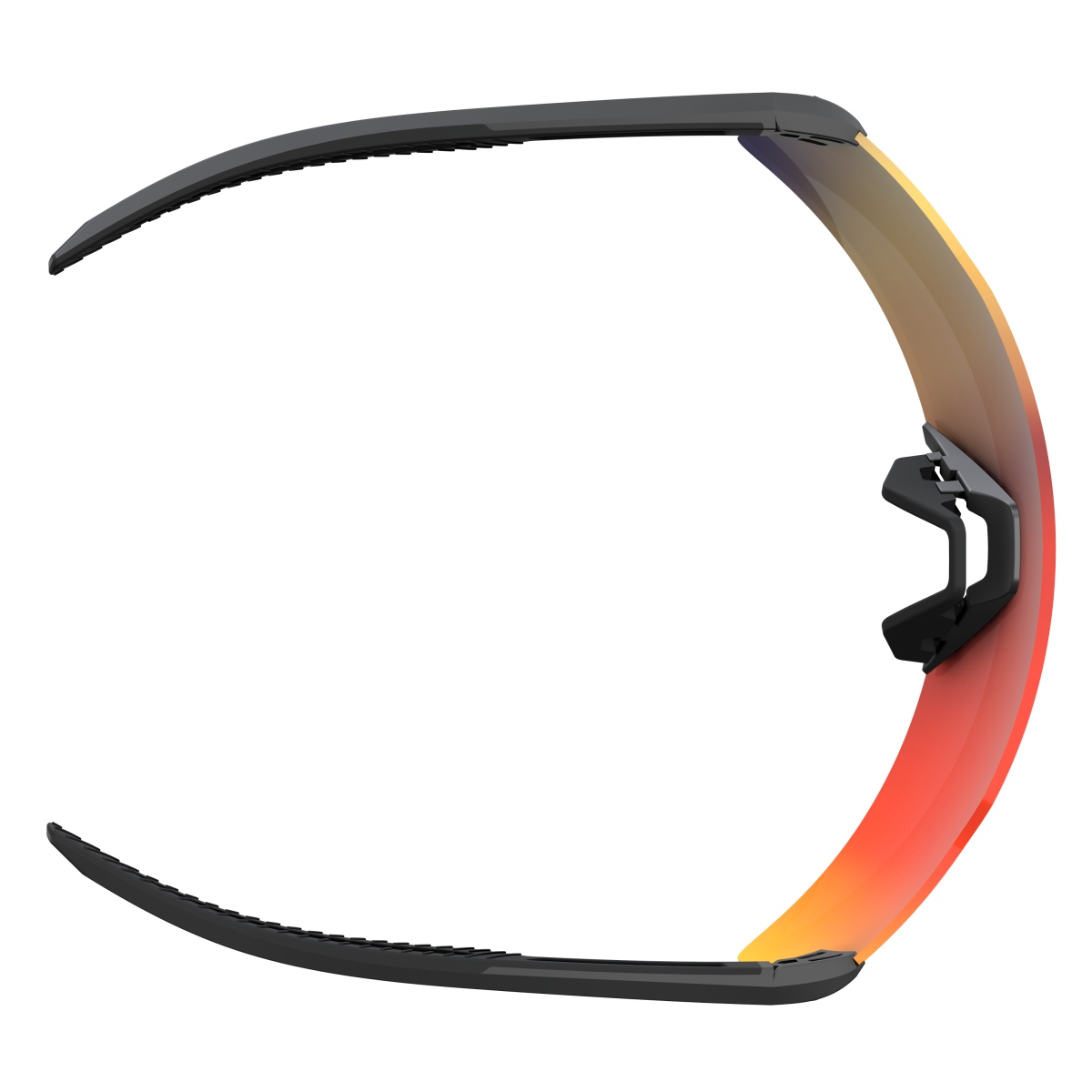 Scott Stride AMP Wechselscheiben Fahrrad Brille schwarz/rot chrome