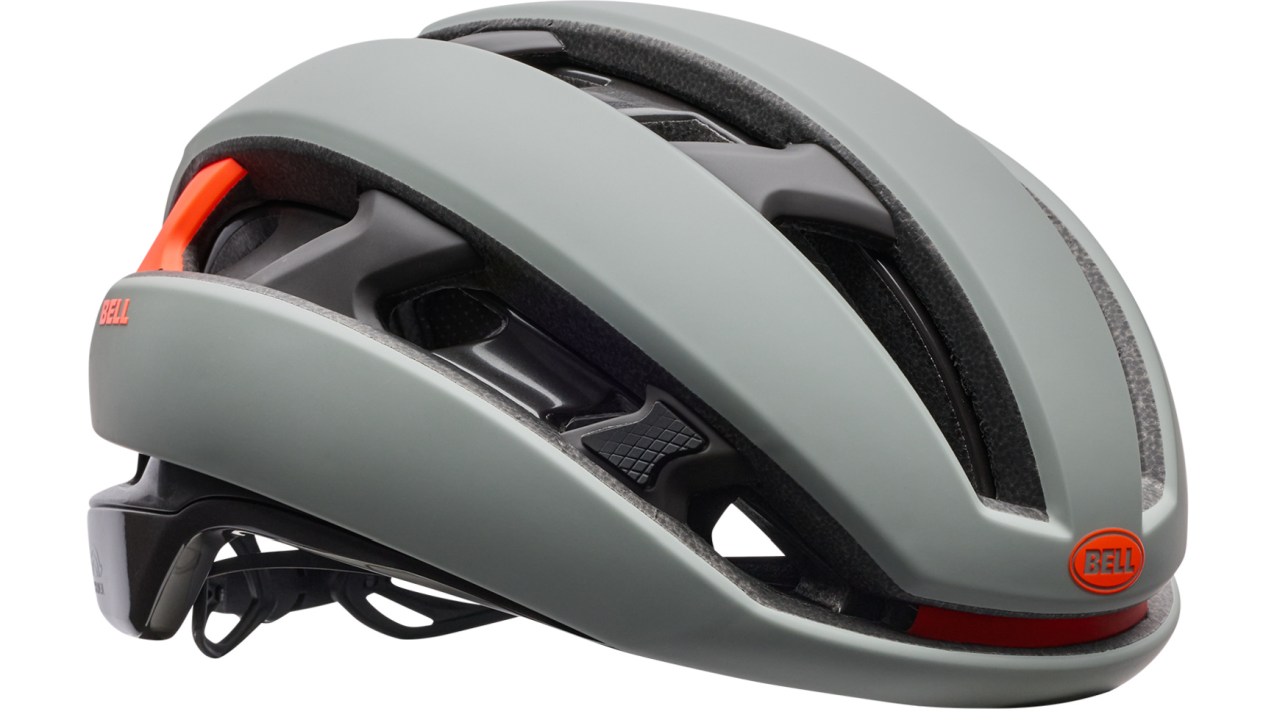 Bell XR Spherical Rennrad / Gravel Fahrradhelm strike stone grau 2026
