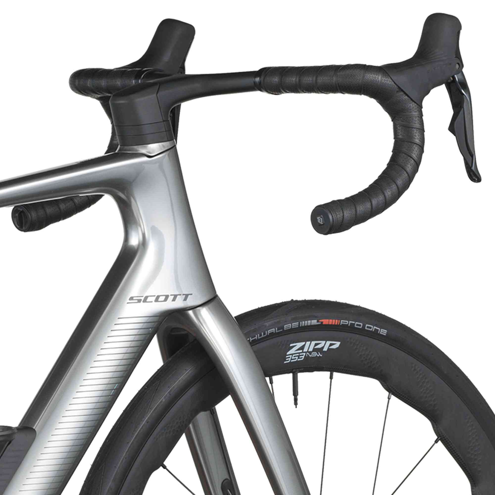 Scott Fastlane Premium Carbon Rennrad E-Bike silberfarben 2027