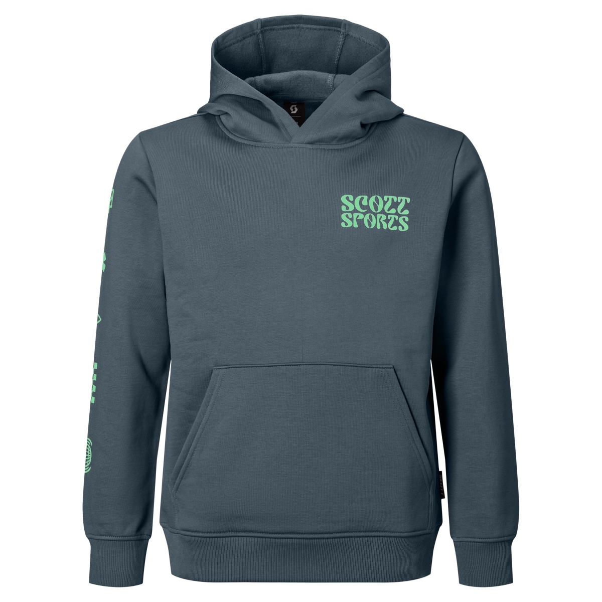 Scott JR Kinder Freizeit Hoodie lang crag blau 2027