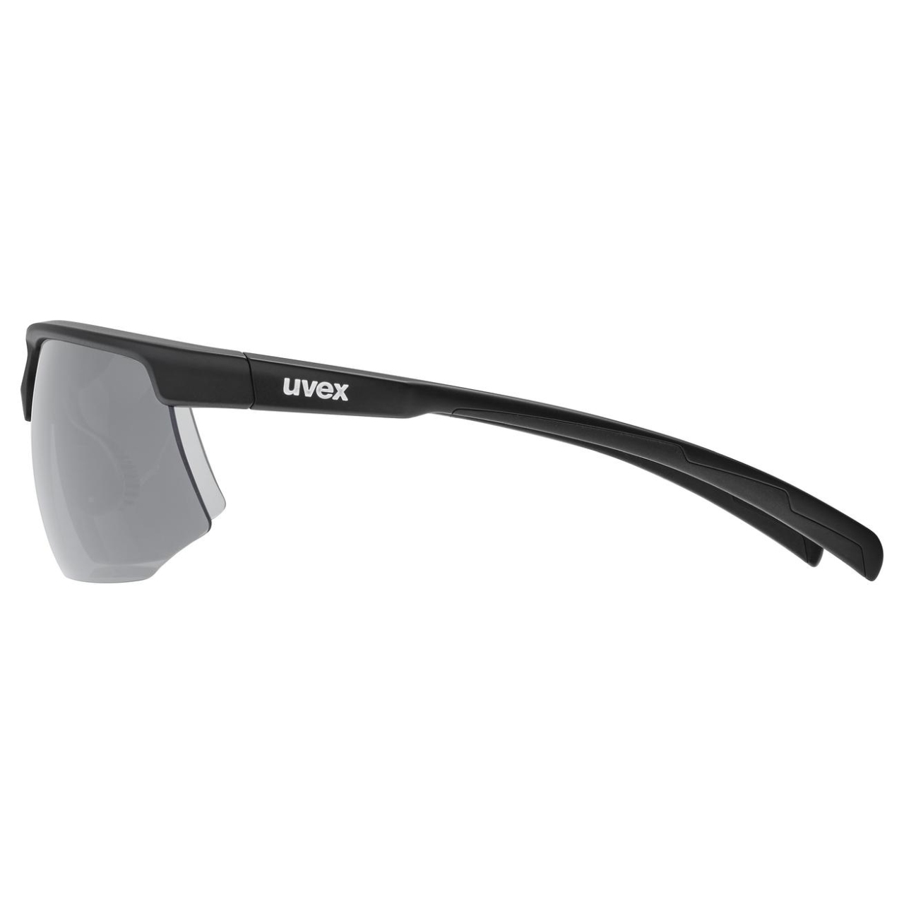 uvex Aerios Laufbrille matt schwarz / grau getönt