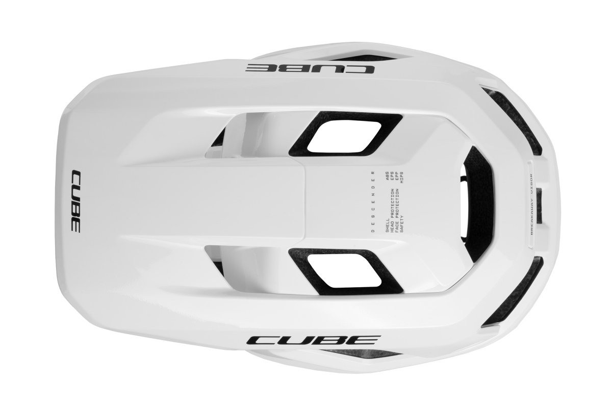Cube Descender X Actionteam Mips DH Fahrrad Helm weiß 2027