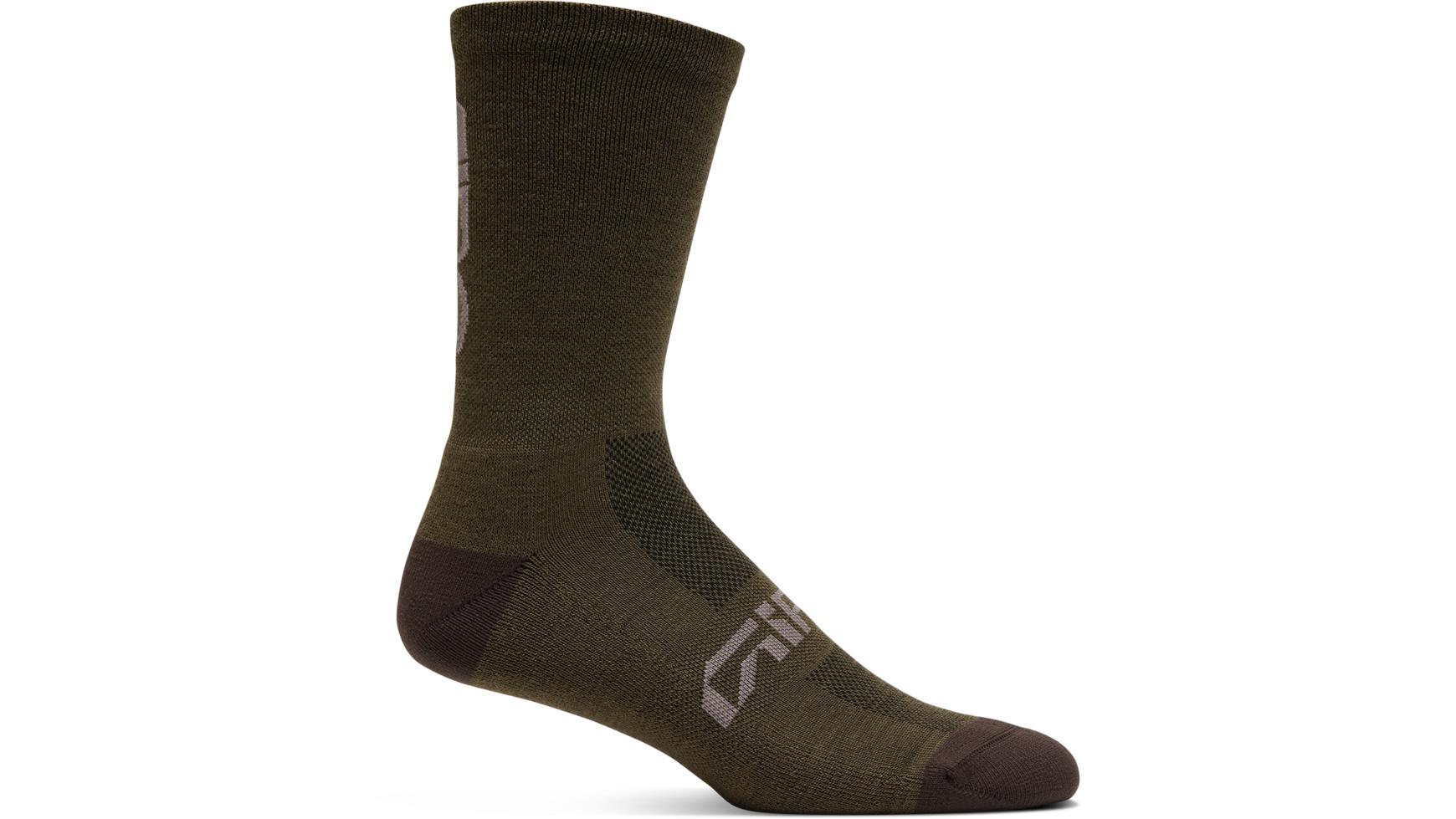 Giro Winter Merino Wool Fahrradsocken sage grün 2026