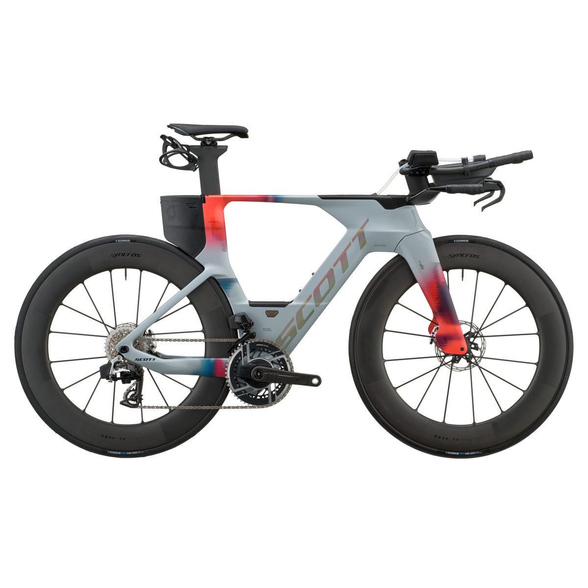 Scott Plasma RC Ultimate Carbon Triathlon / Zeitfahrrad narwal grau/gloaming orange 2027