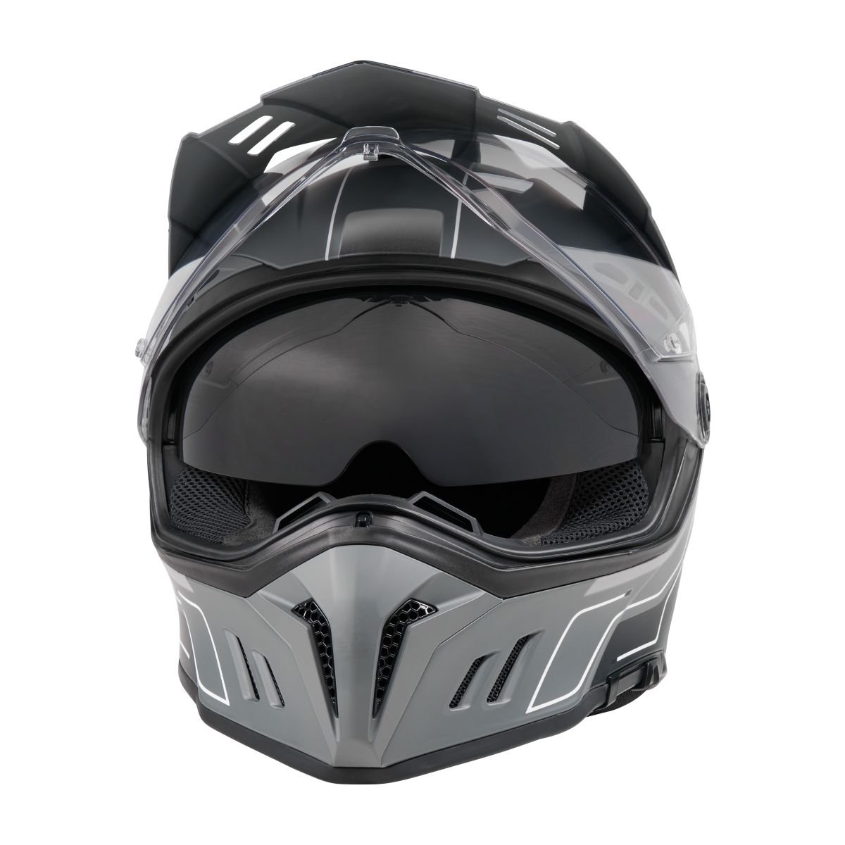ONeal Sierra RS Echo Motorradhelm schwarz/grau 2027