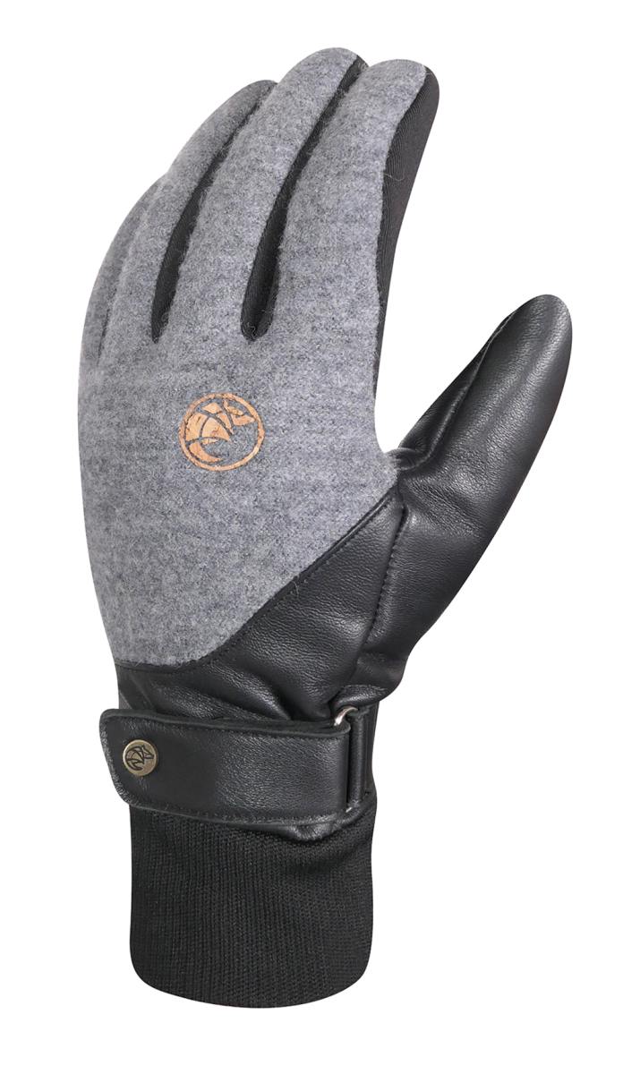 Chiba All Natural X-Warm Fahrrad Winter Handschuhe lang grau 2027