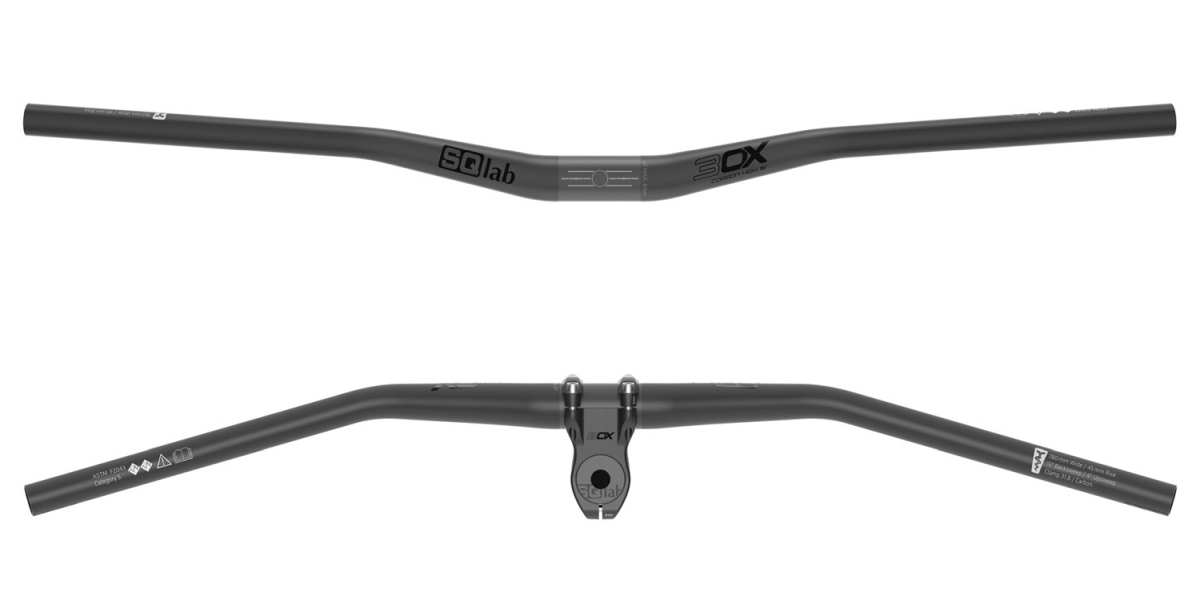 SQlab 3OX 16 Carbon MTB Gravity E-Bike Fahrrad Lenker 31.8mm / 780mm schwarz