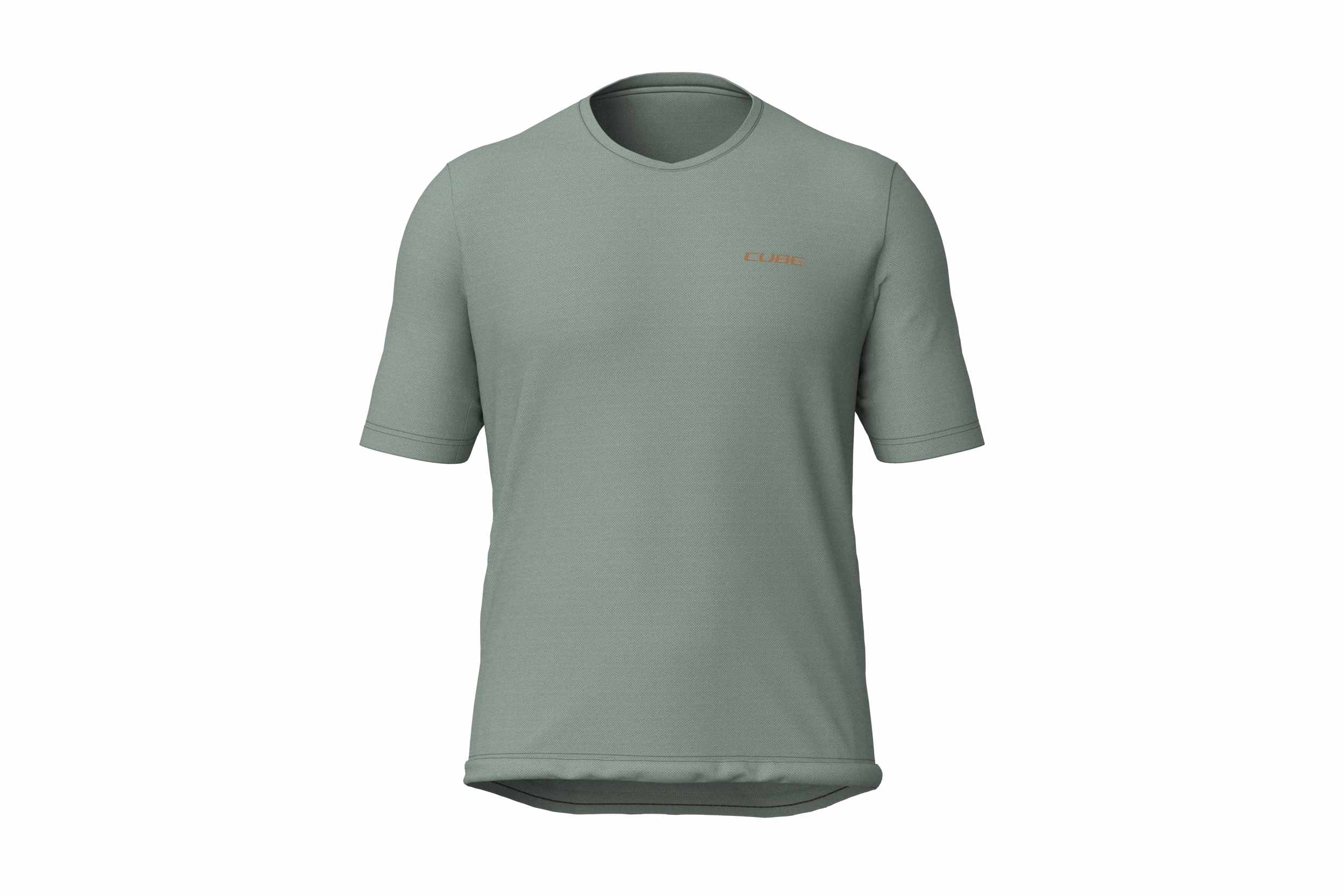 Cube Gravel Fahrrad Trikot kurz grün 2026