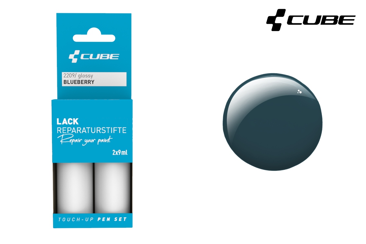 Cube Touch-Up Pen Lackreparaturstift Set Blueberry