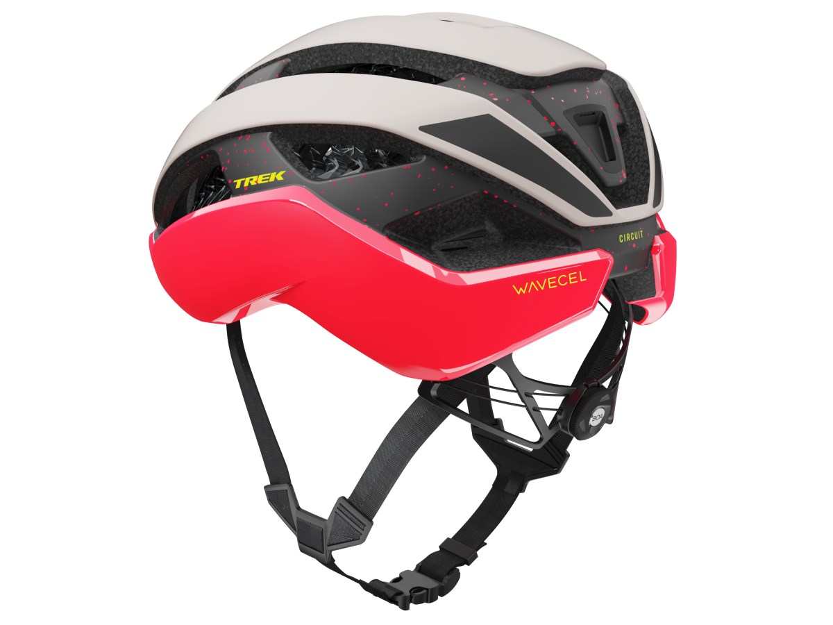 Trek Circuit WaveCel Rennrad Fahrradhelm era weiß/coral 2027