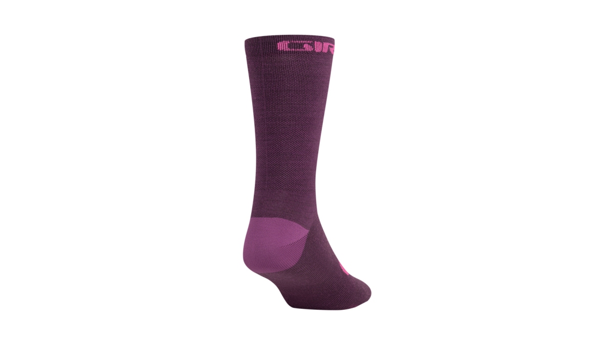 Giro Seasonal Merino Wool Winter Fahrrad Funktionssocken cherry rot 2025