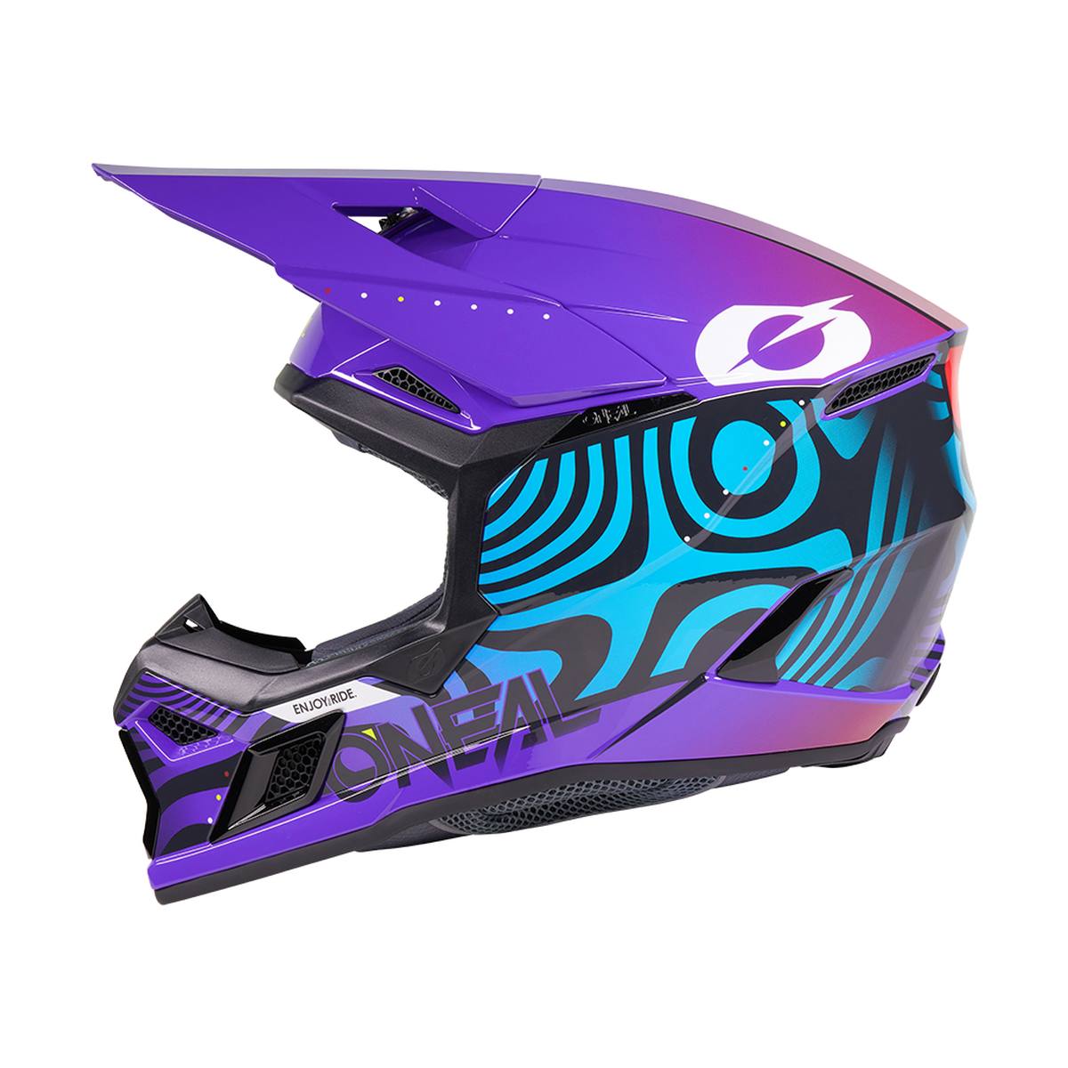 O'Neal 3SRS Nova Motocross Enduro MTB Helm lila 2027