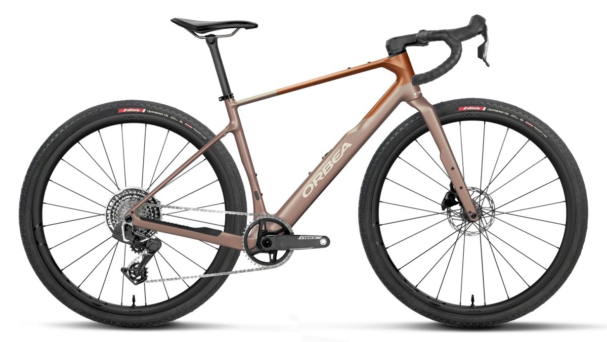 Orbea Terra M21eTEAM 1X Carbon Gravel Fahrrad nickel/met cinnamon 2027