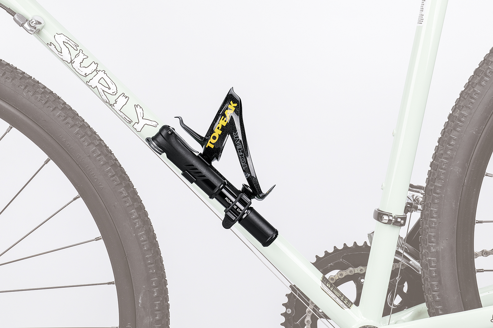 Topeak Mountain DA Fahrrad Mini Pumpe schwarz