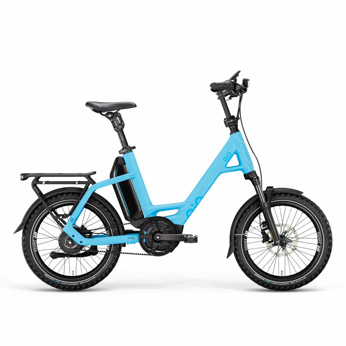 QIO Eins X P-E Enviolo 20'' E-Bike Compact Pedelec ice blau 2025